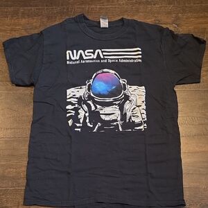 Black Graphic Astronaut Tee